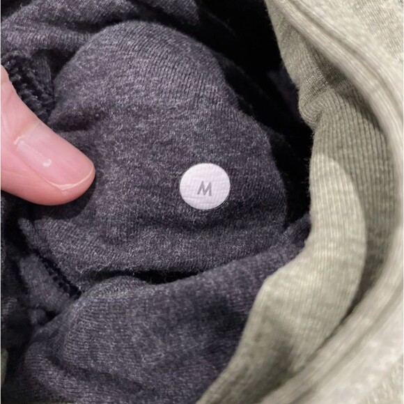 Lululemon Revival Hoodie Men's - Heathered Spiced Olive Green Gym Medium M4339S - Picture 5 of 7